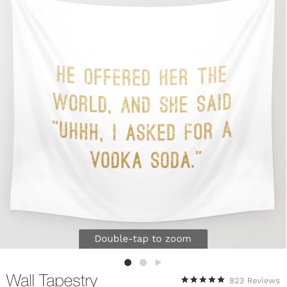 Wall tapestry 51" x 60"